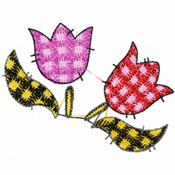 Flowers And Tree Embroidery Design 2 Flowers And Tree Embroidery Design 2